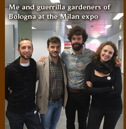 Richard Reynolds and guerrilla gardeners of Bologna